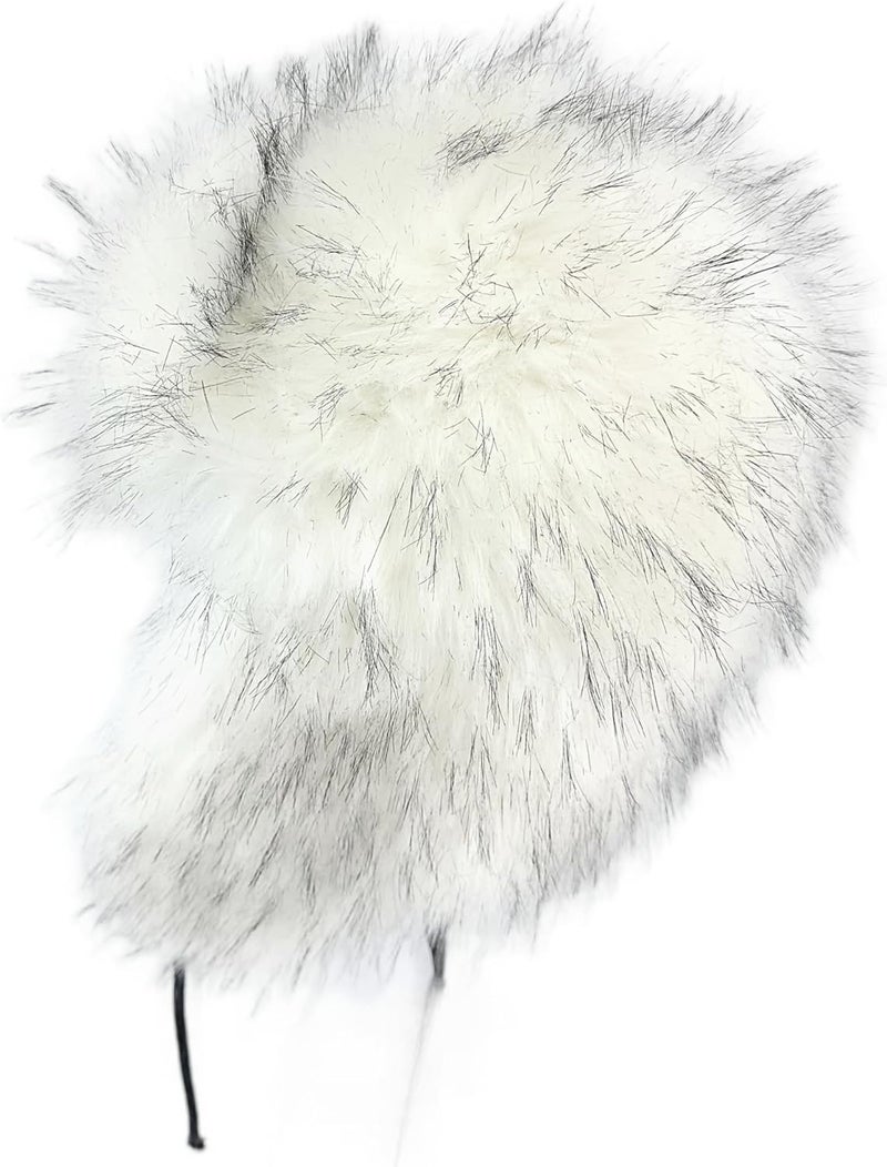 YFJNV Y2K Faux Fur Russian Hat, Soft, Warm Winter Trapper Hat with Earmuffs for Men and Women - Image 2
